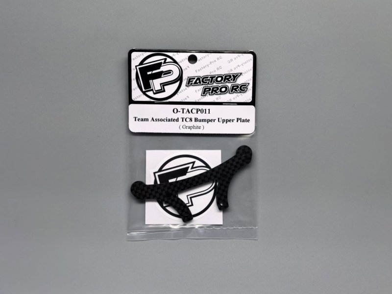 Factory Pro FP-O-TACP011 Team Associated TC8 - Bumper Upper Plate - Graphite