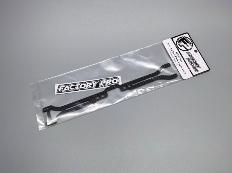 Factory Pro FP-O-XCP033 Xray X4\'26 1-Piece Upper Deck - Graphite 2.0