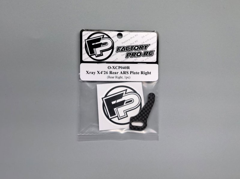Factory Pro FP-O-XCP040R Xray X4\'26 Rear ARS Plate Right - Graphite