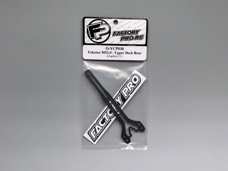 Factory Pro FP-O-YCP036 Yokomo MS2.0 - Upper Deck Rear - Graphite 2.0 (Flat-Matt)