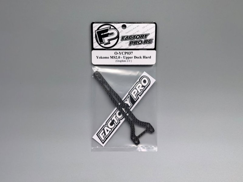 Factory Pro FP-O-YCP037 Yokomo MS2.0 - Option Upper Deck Hard - Graphite 2.0 (Flat-Matt)