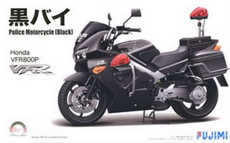 Fujimi 14137 - 1/12 Bike No.8 Honda VFR800P Police Motorcyle Black Tigers(Model Car)