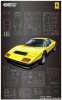 Fujimi 10172 - 1/16 Ferrari BB512 Yellow