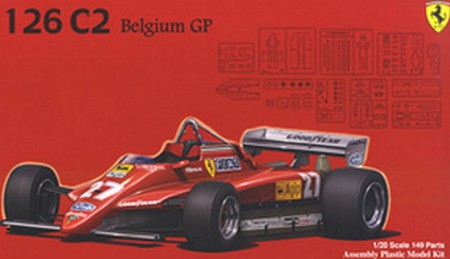 Fujimi 09085 - 1/20 GP-31 Ferrari 126 C2 Belgium GP(Model Car)