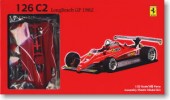 Fujimi 09033 - 1/20 GP-2 Ferrari 126 C2 Long Beach GP1982 (Model Car)