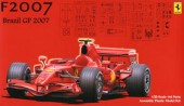 Fujimi 09072 - 1/20 GPSP Ferrari F2007 Brazil GP2007 with Etching Parts(Model Car)