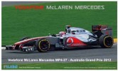 Fujimi 09167 - 1/20 GPSP-33 Vodafone McLaren MP4-27 Australia GP 2012 with Driver figure