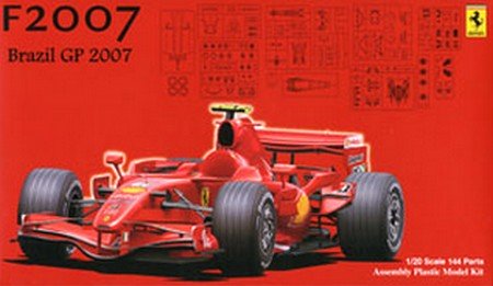 Fujimi 09072 - 1/20 GPSP Ferrari F2007 Brazil GP2007 with Etching Parts(Model Car)