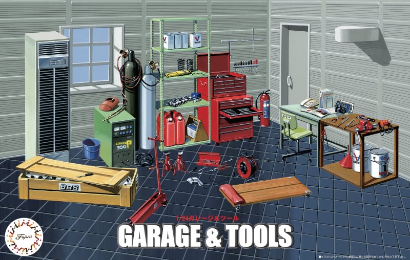 Fujimi 11635 - 1/24 Garage & Tools GT-15