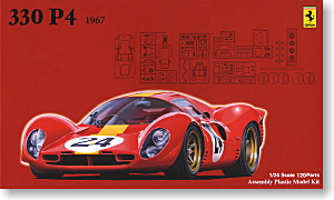 Fujimi 12357 - 1/24 HR-21 Ferrari 330P4 1967 Le Mans No.21 with silk decal (Model Car) 123356
