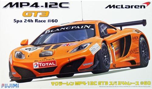 Fujimi 12570 - 1/24 RS-74 McLaren MP4-12C GT3 Spa 24 Hours race #60