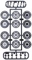 alt="Fujimi 19353 - 1/24 F/R 17 Inch Wheel Series #101" title="Fujimi 19353 - 1/24 F/R 17 Inch Wheel Series #101"