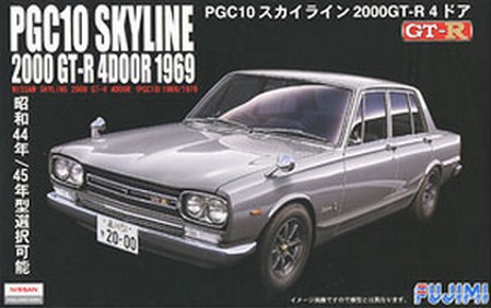 Fujimi 03858 - 1/24 ID-3 Nissan PGC-10 Skyline 2000 GT-R 69 4 Door 1969(Model Car)