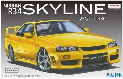 Fujimi 03900 - 1/24 ID-15 R34 Nissan Skyline 25GT Turbo Full Aero