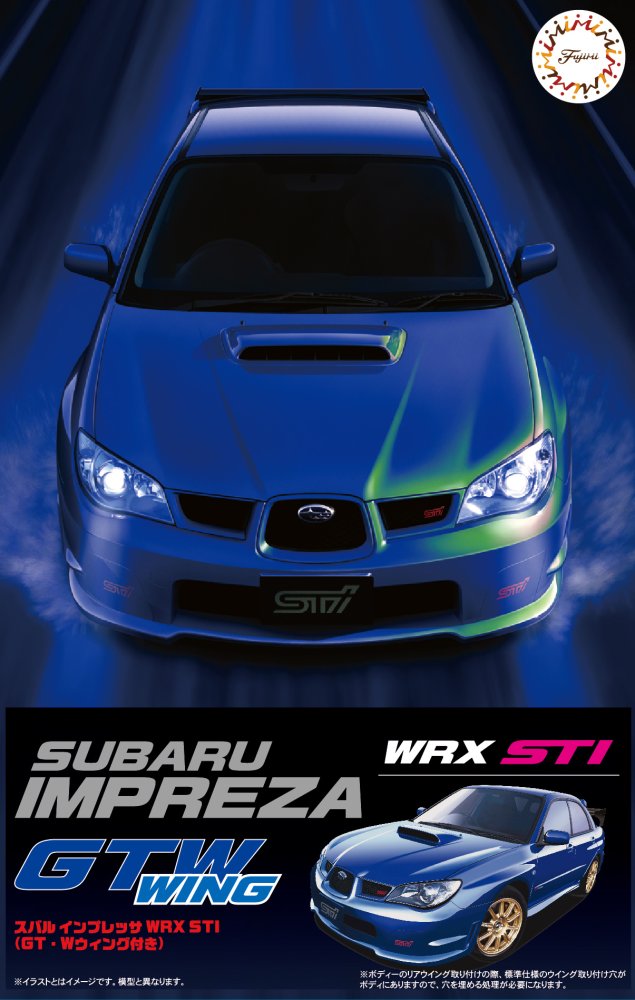 Fujimi 04833 - ID-339 1/24 Subaru Impreza WRX STI(w/GT W-Wing)