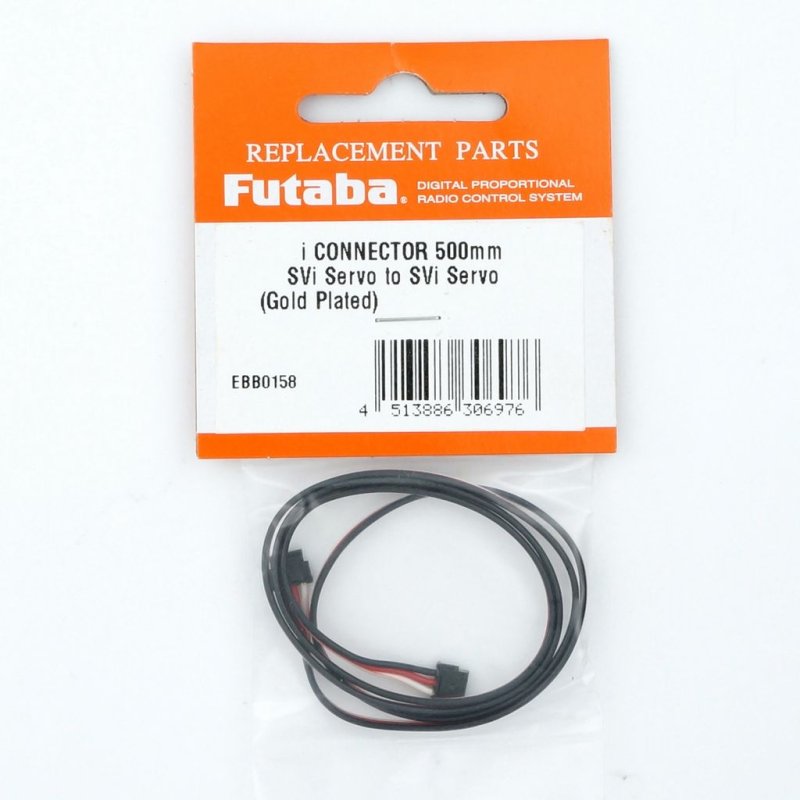 FUTABA 500MM i-CONNECTOR S3173SVi TO SVi CONNECTOR 30-STRAND WIRE EBB0158