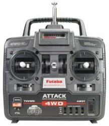 フタバ　ATTACK  4WD 送信機　R124H受信機　S3003 ジャンク フタバ ATTACK 4WD 送信機 R124H受信機 S3003 ジャンク - メルカリ