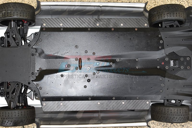 ARRMA INFRACTION 6S BLX Carbon Fiber Chassis Side Panels(25mm Wide