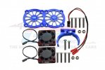 ARRMA KRATON 8S BLX MONSTER Aluminum 7075-T6 Motor Heat Sink With Dual Metal Frame Cooling Fan And Adjustable Mount - GPM MAKX018FANA
