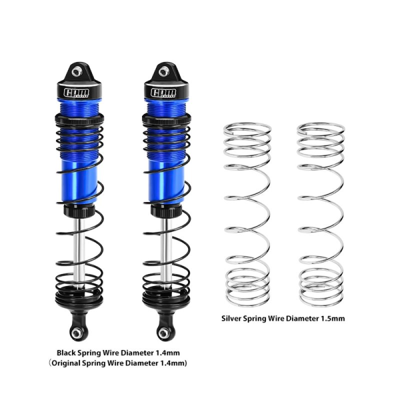 ARRMA MOJAVE 4S 6061-T6 Alloy Progressive Spring Front Shock 132mm - GPM MAM4132F
