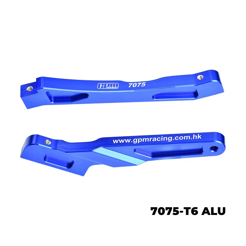 ARRMA NOTORIOUS 6S V6 7075-T6 Alloy Front And Rear Chassis Brace - GPM MNV6016FR