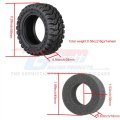 alt="AXIAL 4WD SCX24 DEADBOLT TRAXXAS Trx4m 1.33 Inch High Adhesive Crawler Rubber Tires 58mm X 24mm With Foam Inserts - GPM TRX4MZSP26A" title="AXIAL 4WD SCX24 DEADBOLT TRAXXAS Trx4m 1.33 Inch High Adhesive Crawler Rubber Tires 58mm X 24mm With Foam Inserts - GPM TRX4MZSP26A"