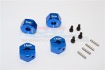 Axial Racing SCX10 Alloy Hex Adapter (14mmx7mm) - 4pcs set For Axial Racing EXO,Scx10,Wraith - GPM AX010/14X7MM