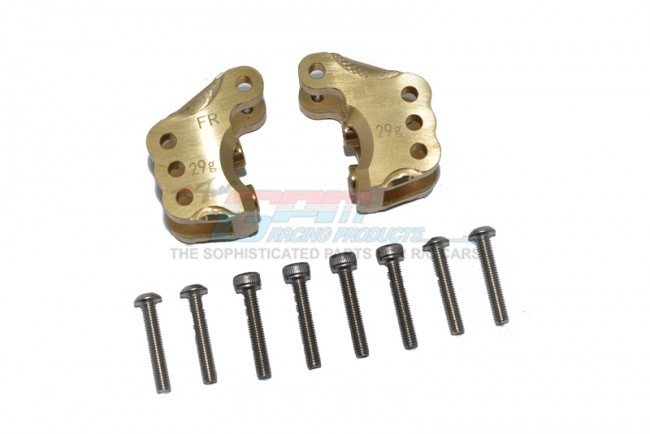 AXIAL RBX10 RYFT Brass Front AXLE Mount set For Suspension Links - 10pc set - GPM RBX008X