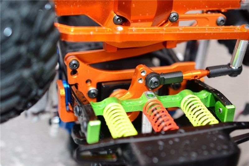 Supporto Servo In Alluminio Hot Racing SCXT24AM01 Per Assale Axial SCX10 II, Colore Argento