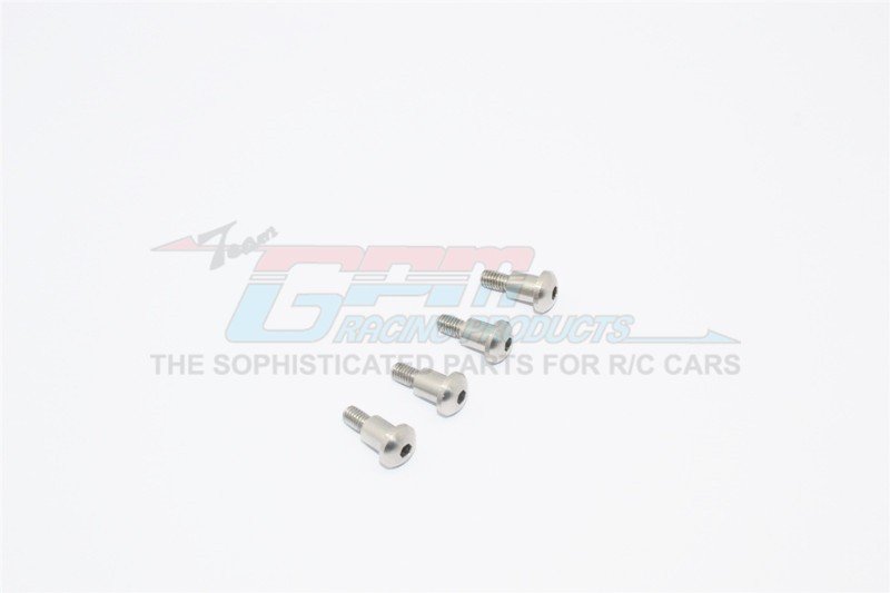 Axial Racing SCX10 Stainless Steel King Pin Screws - 4pcs - GPM SCX004S