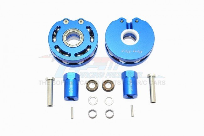 AXIAL Racing SCX10 Aluminum Pendulum Wheel Knuckle AXLE Weight + 21mm Hex Adapter - 14pc set - GPM SCX023A