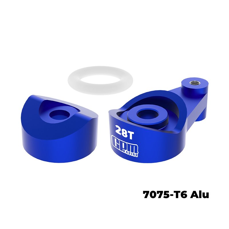 AXIAL SCX30 FORD BRONCO 4X4 RTR BRUSHED ROCK CRAWLER 7075 Alloy Steering Horn 28T Servo Saver - GPM SCX30/28TSH
