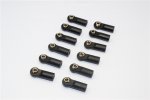 Nylon Ball Links With 5.8x3x7mm Balls (18.5mm Long) For 1/10 Scale 4mm Clockwise ise And Anticlockwise Turnbuckles - 12pcs set - GPM BL41855837S