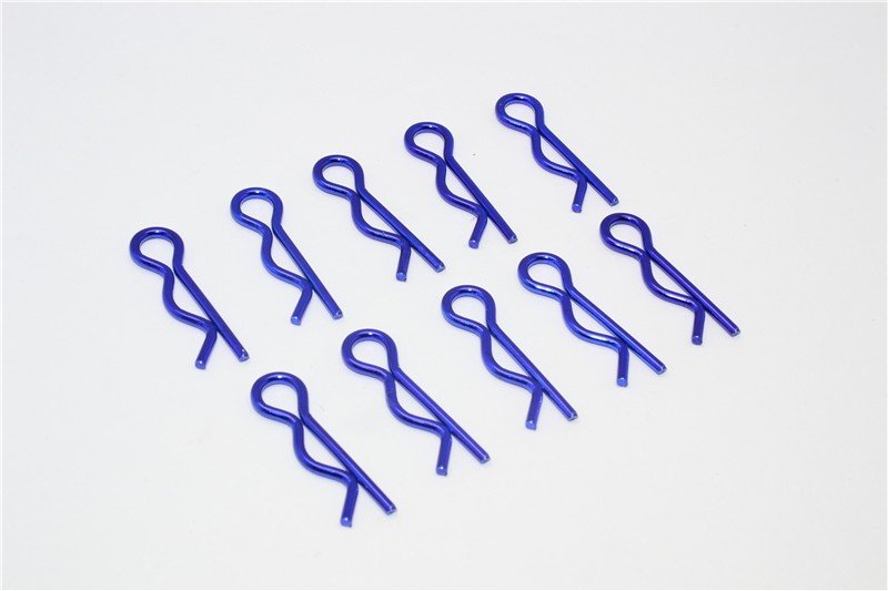 Big Fluorescent Bodu Clip set - 10pcs - GPM AC003B