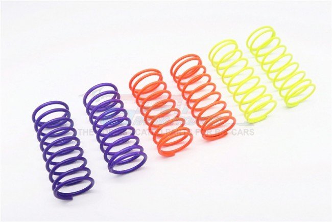 1.2+1.3+1.4mm Fluorescent Colour Damper Spring set - 40mm - 3prs - GPM DSP040