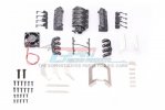 TRAXXAS TRX4 TRAIL CRAWLER V8 LS3 Engine Radiator (With Cooling Fan) For TRX-4 Defender - 1pc - GPM TRX4ZSP56