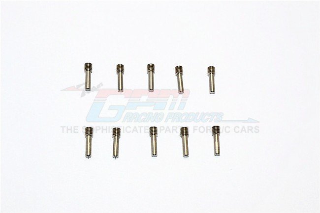 Stainless Steel Screw Shaft M3x2x10 (3mm Thread LenGTh & 7mm Shaft LenGTh) - 10pcs - GPM SSM3210