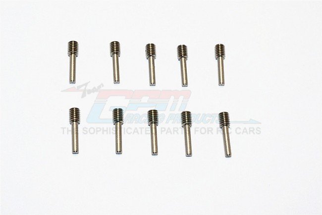 Stainless Steel Screw Shaft M3.5x2x14 (3mm Thread LenGTh & 9.6mm Shaft LenGTh) - 10pcs - GPM SSM35214