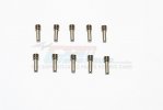 Stainless Steel Screw Shaft M4x2.5x11 (3.3m Thread LenGTh & 7.7mm Shaft LenGTh) - 10pcs - GPM SSM42511
