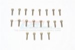 SUS304 Stainless Steel Cap Head Socket Screws M2x30mm - 20pcs - GPM SUS2X30