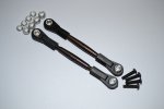 Spring Steel 4mm Anti-thread Tie Rod With 6.8mm Ball Ends (Extend 65-70mm) - 1pr set - GPM TRS265