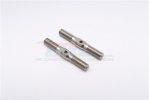 Titanium Flat Turn Buckles 13mm Long Axle With 11mm Long M5 Thread - 1pr - GPM TT5013MTL11F