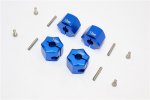 Aluminium Wheel Hex Adapter 14mmx12mm - 4pcs set - GPM HEX1412