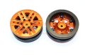 alt="Aluminum 6 Spokes 1.9'' Wheels With Plastic Wheel Frame - 2pc Set - GPM PW1906BK/2" title="Aluminum 6 Spokes 1.9'' Wheels With Plastic Wheel Frame - 2pc Set - GPM PW1906BK/2"
