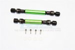 GMADE R1 ROCK BUGGY Steel+Aluminium Front + Rear Main Drive Shaft (F:122mm-132mm, R:105mm-115mm) - 2pcs set - GPM GM237SA