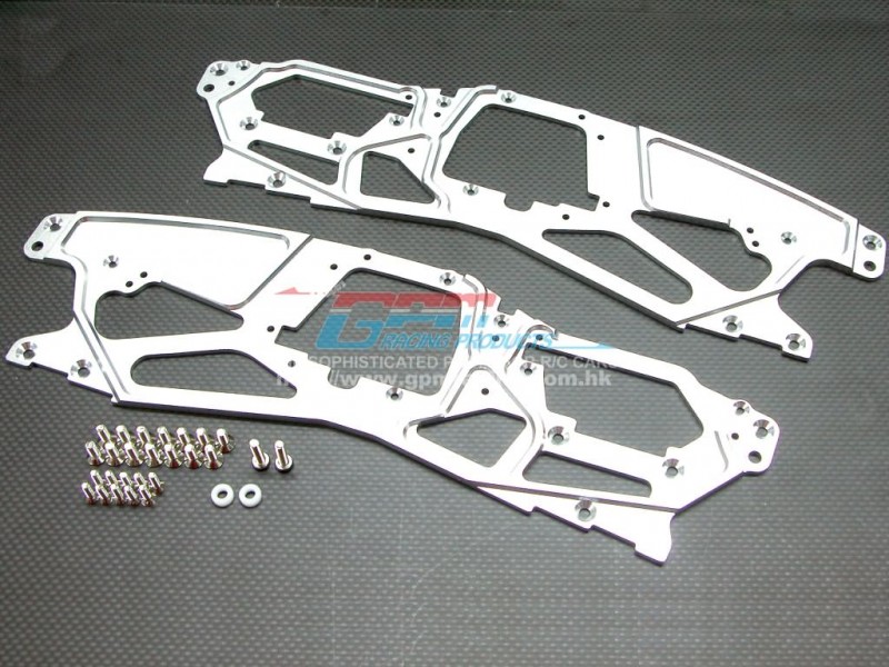 HPI Savage 21 Alloy 4.75mm Chassis With Screws & Delrin Collars - 1pr set - GPM SAV1014V