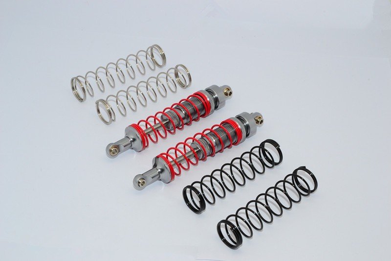 HPI Savage XS Fluorescent x Alloy F/R Dampers With 1.1mm, 1.2mm, 1.3mm Coil Springs-1pr set - GPM MSV398F/R