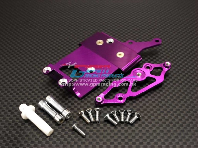 Kyosho Mini Inferno ST /Mini Inferno Alloy Receiver Bottom Mount With Screws & Alloy+Delrin Posts - 2pcs set - GPM MIF027