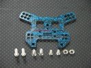 Kyosho Mini Inferno /Mini Inferno 09 Graphite Rear Damper Plate With Screws & Lock Nuts - 1pc set Blue Graphite - GPM GMIF030B