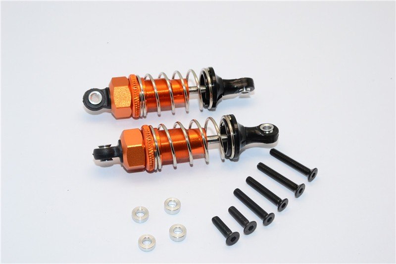 Tamiya DT-03 Upgrade Parts - Aluminum Front Rocker Arm Set (1 Pair), Blue